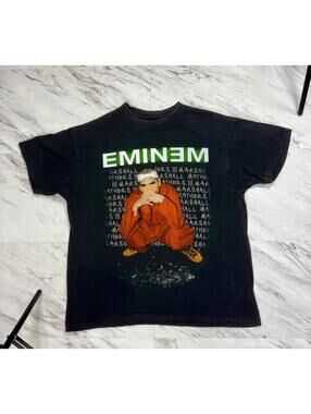 Vintage 2000 Eminem Criminal Tour Brockum USA Shirt XL Rap Tee #11P